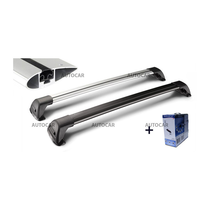 Dachträger Whispbar geschlossen - aluminium